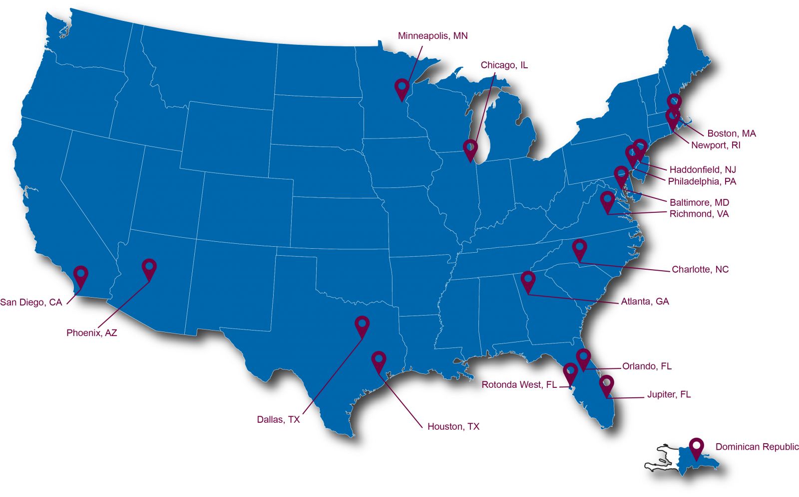 About > Locations The L. Warner Companies, Inc.